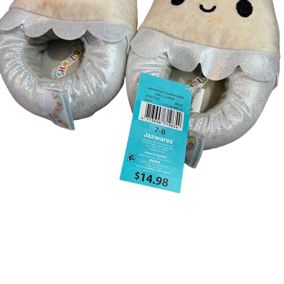 NWT Squishmallows Burrito Slippers Size 7/8 - Picture 3 of 4
